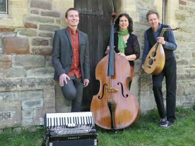 Eastern Strings Accordion Trio with oud double bass and accordion